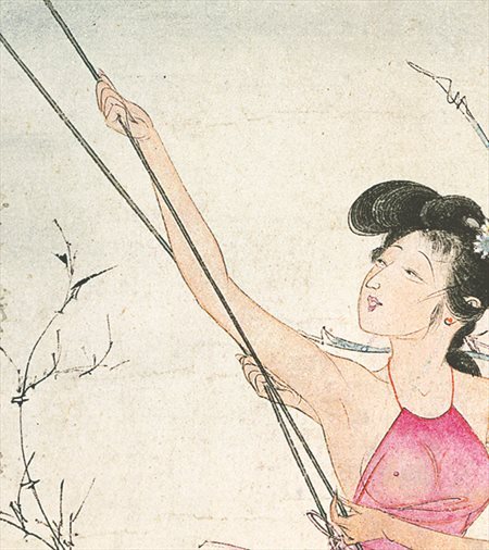 安塞县-胡也佛的仕女画和最知名的金瓶梅秘戏图